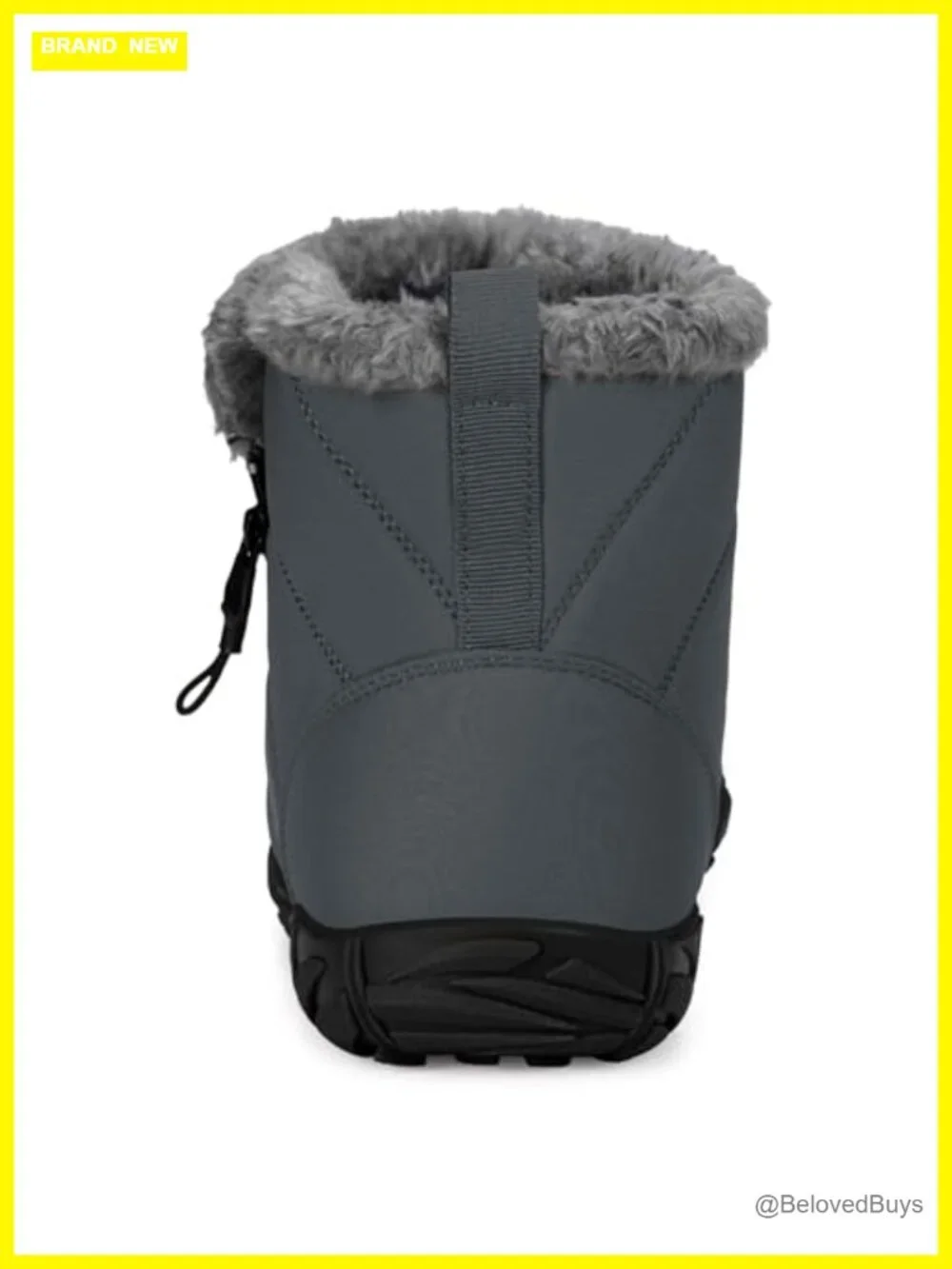 Women's Faux Fur Lined Snow Boots Winter Warm Ankle Booties Zero Drop Sole Wide